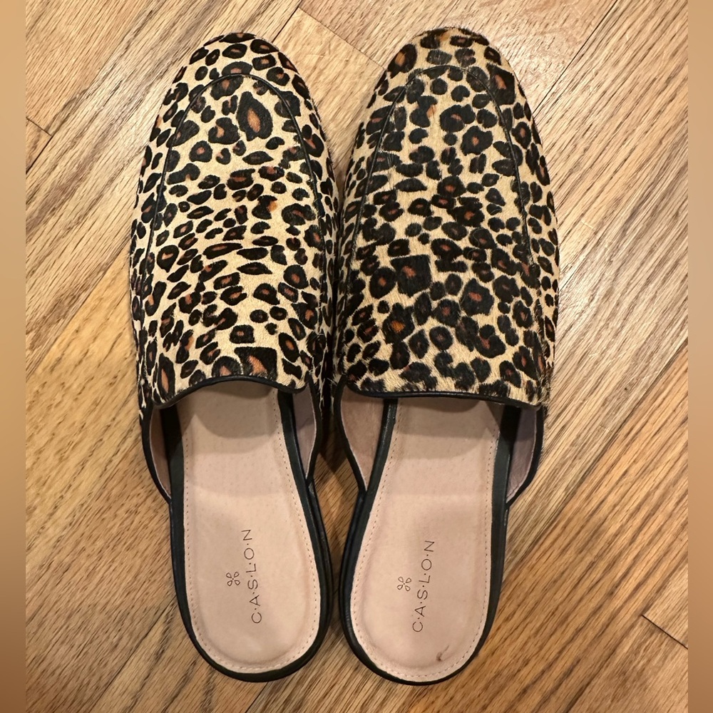 CASLON Evelyn Genuine Calf Hair Mule Size 9